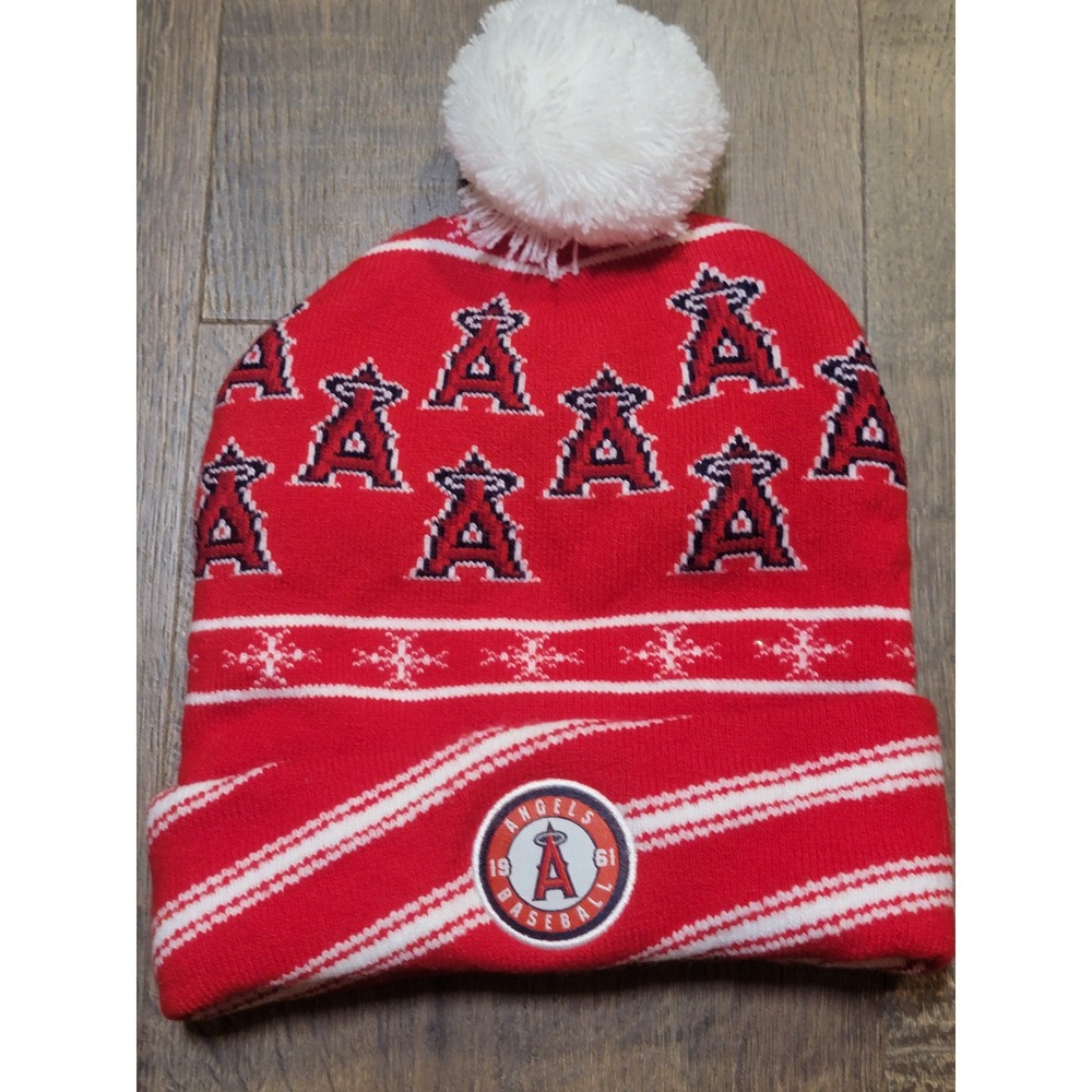 Angels Baseball‎ Beanie Sixth Man Pom Knit Cap Santa Ana College
